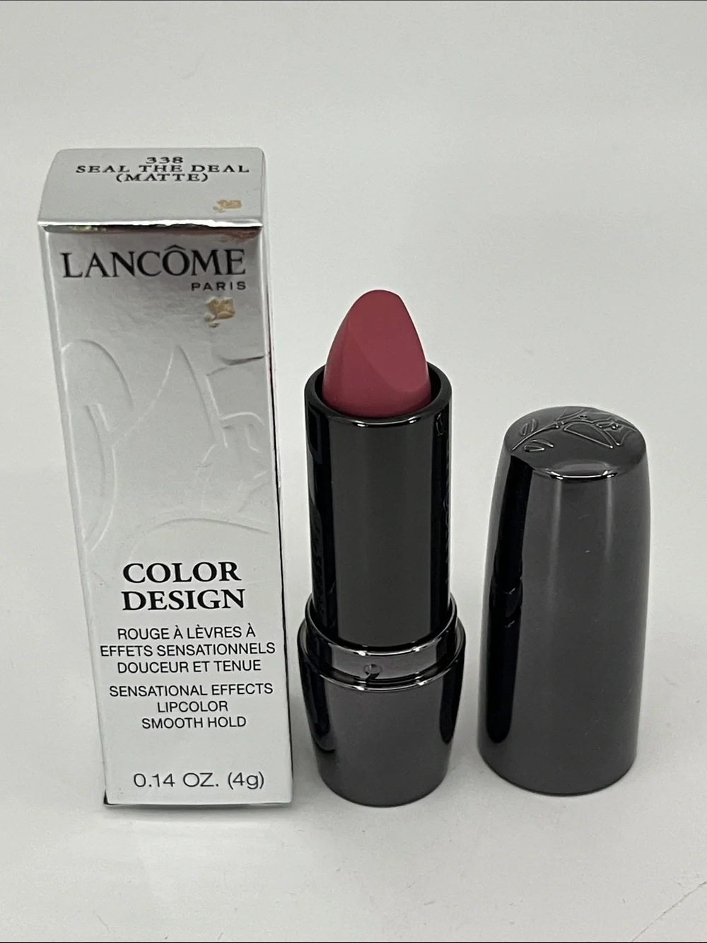 Lancôme Color Design Lipstick - 338 Seal The Deal (Matte) - Full Size